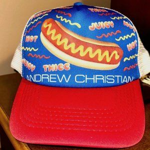 Andrew Christian Hot Dog Baseball Cap - Brand New